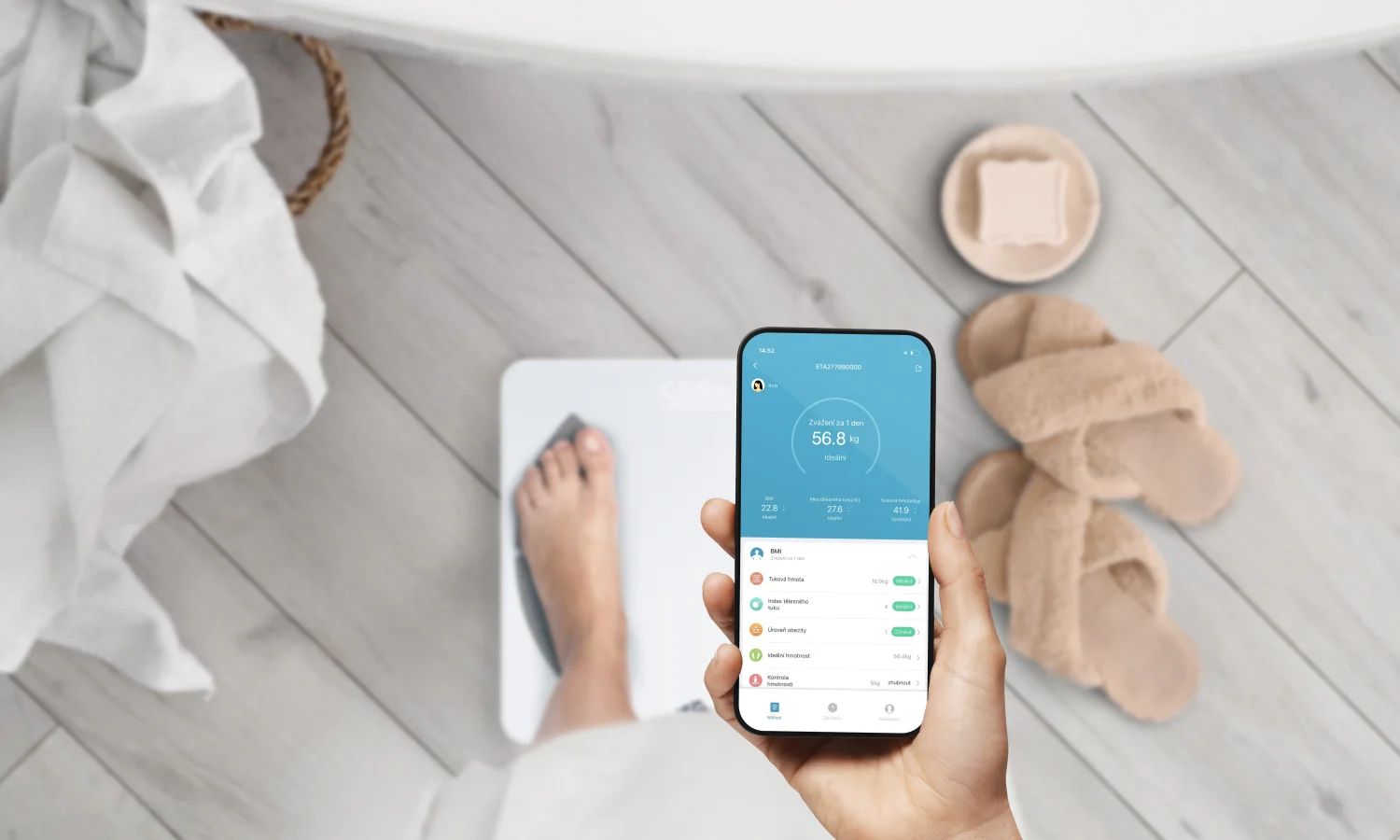 ETA Personal Scale ETA277990000 Vital Fitness Maximum weight (capacity) 180 kg Accuracy 100 g Body Mass Index (BMI) measuring White - Image 8