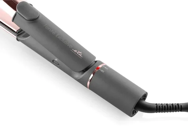 ETA Hair Straightener and Curler   ETA132390000 Fenité Exclusive 2-in-1   Ceramic heating system   Temperature (min) 140 °C   Temperature (max) 200 °C   Number of heating levels 5   1700 W   Grey/Pink - Image 8