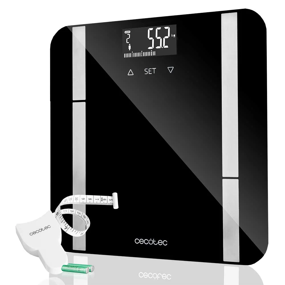 Cecotec Smart Bathroom Scale Surface Precision 9450 Full Healthy Maximum weight (capacity) 180 kg Accuracy 100 g Black - Image 1