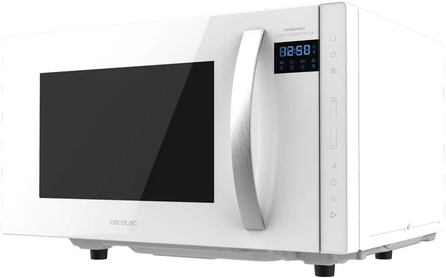Cecotec Microwave Oven   GrandHeat 2300 Flatbed Touch White   Free standing   23 L   800 W   White - Image 1