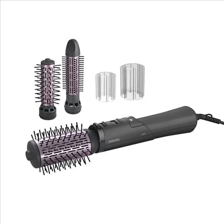 Philips Hot Air Styler BHA715/00 7000 Series Ion conditioning Number of heating levels 3 1000 W Dark charcoal gray/Light pink metallic - Image 1
