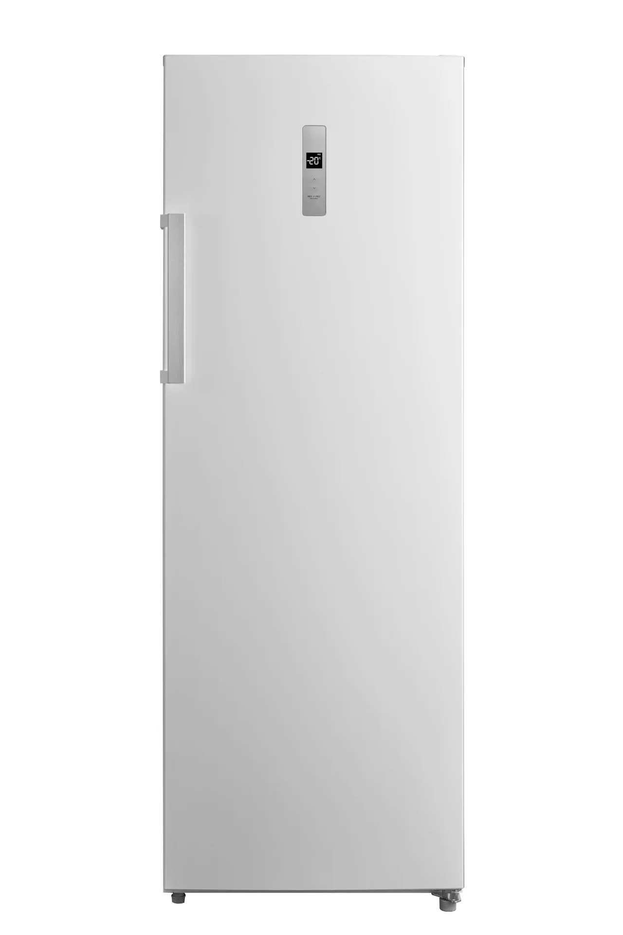 Midea Freezer   MDRU333FZE01E   Energy efficiency class E   Upright   Free standing   Height 172.2 cm   Total net capacity 238 L   No Frost system   Display   White - Image 1