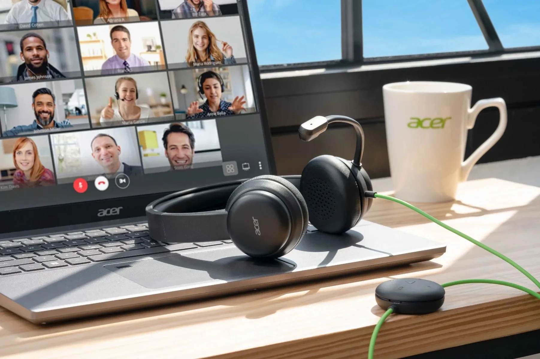 Acer Conference Headset   Built-in microphone   USB Type-A   Black - Image 5