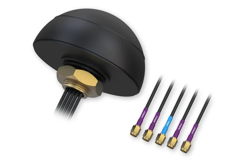 Teltonika Combo Quad Mobile/GNSS Roof SMA Antenna   PR1KCL28   Gain 28±2 dB   698-960/1710-2690 GHz - Image 1