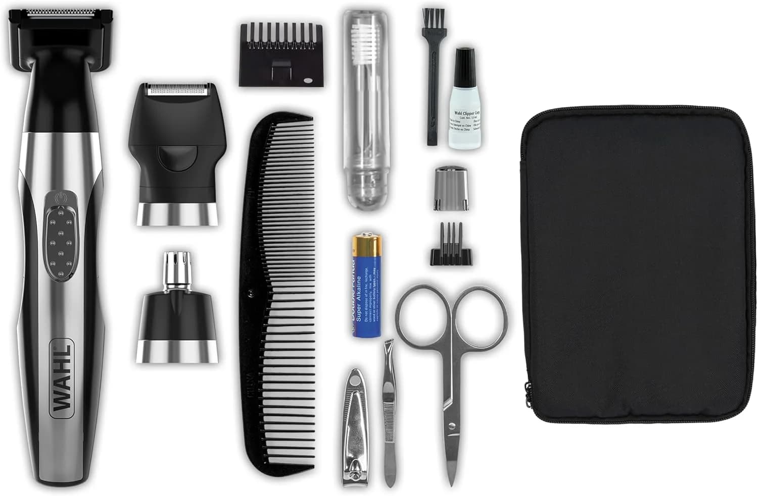 WAHL Deluxe Travel Kit 05604-616 Cordless Number of length steps 5 Black - Image 1