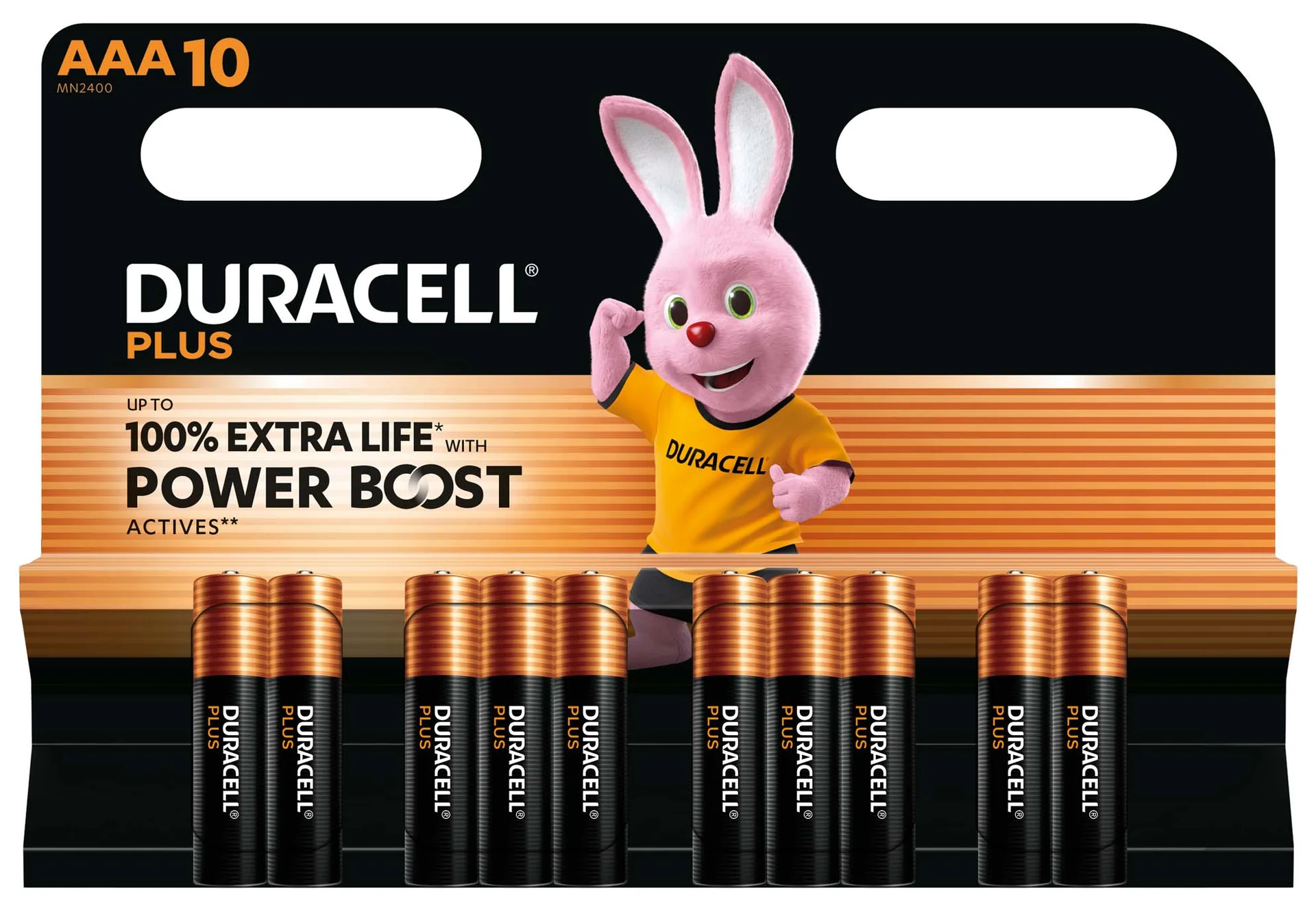 Duracell Plus Boost MN2400, BL10   AAA - Image 1