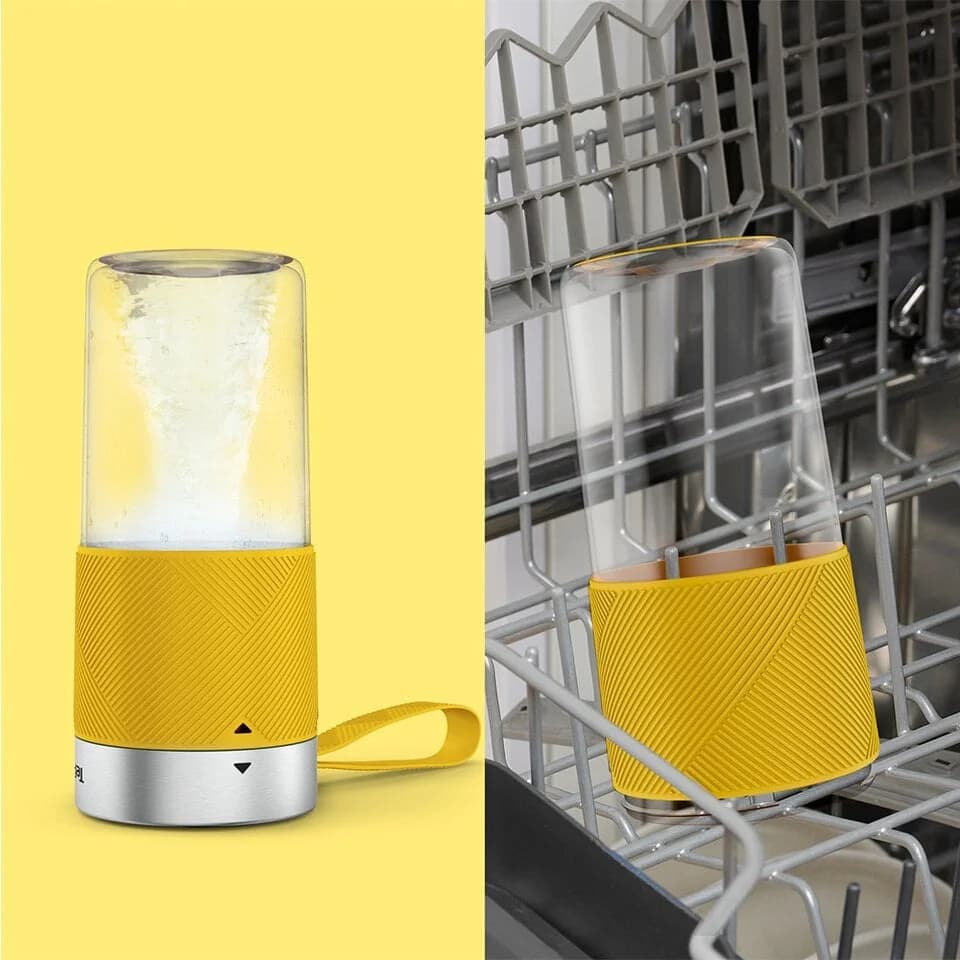 TEFAL Blender BL1C0230 LightMix On the Go Tabletop Jar material Tritan Jar capacity 0.3 L Yellow/Transparent - Image 4