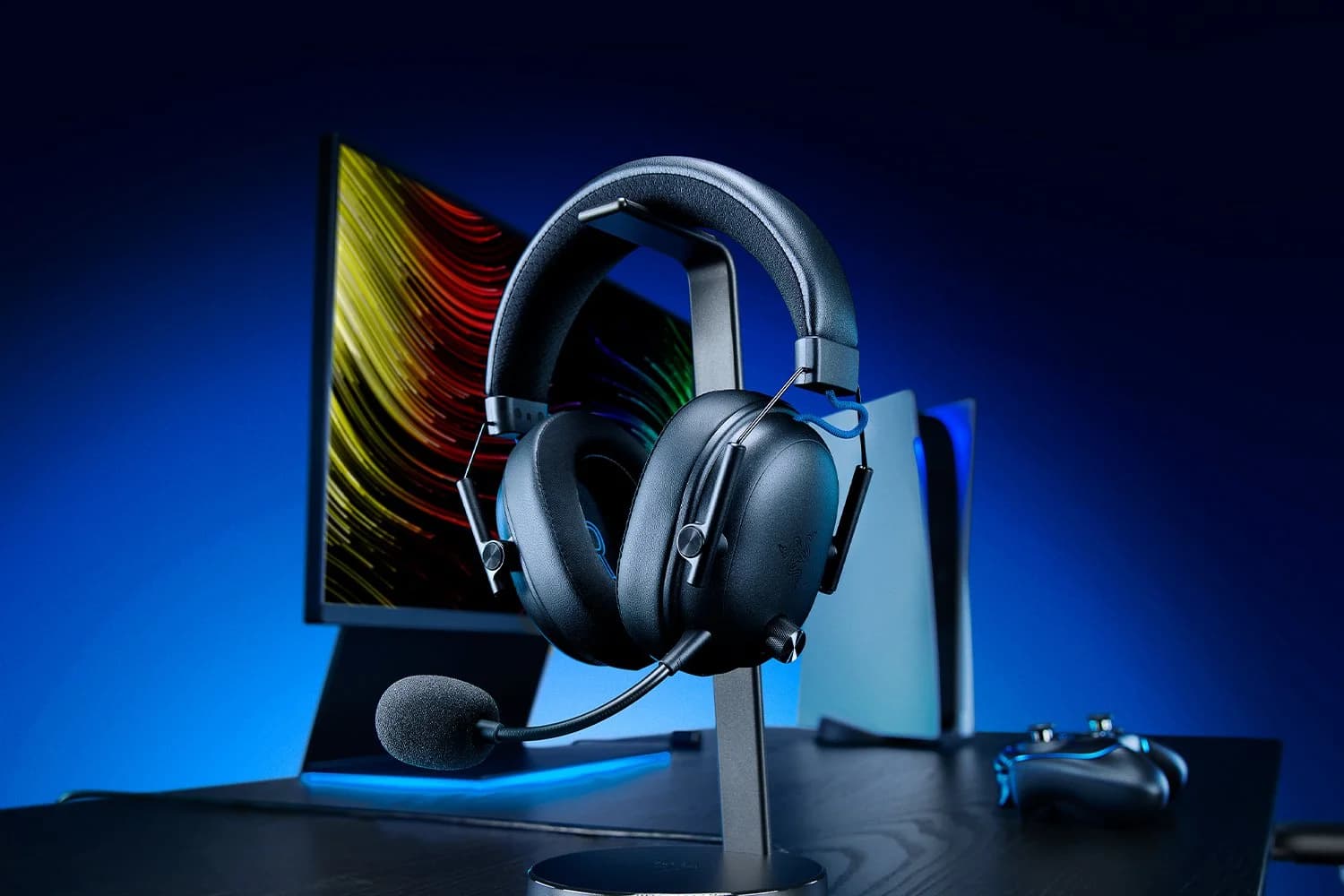 Razer   BlackShark V3 for PlayStation   Bluetooth   Over-Ear   Microphone   Wireless   Black - Image 8