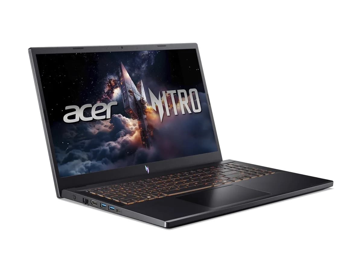 Acer   Nitro V 15 ANV15-52-592S   Obsidian Black   15.6 "   IPS   FHD   1920 x 1080 pixels   Intel Core i5   i5-13420H   16 GB   DDR4   Solid-state drive capacity 512 GB   NVIDIA GeForce RTX 5050   GDDR7   8 GB   Windows 11 Home   Bluetooth version 5.2   