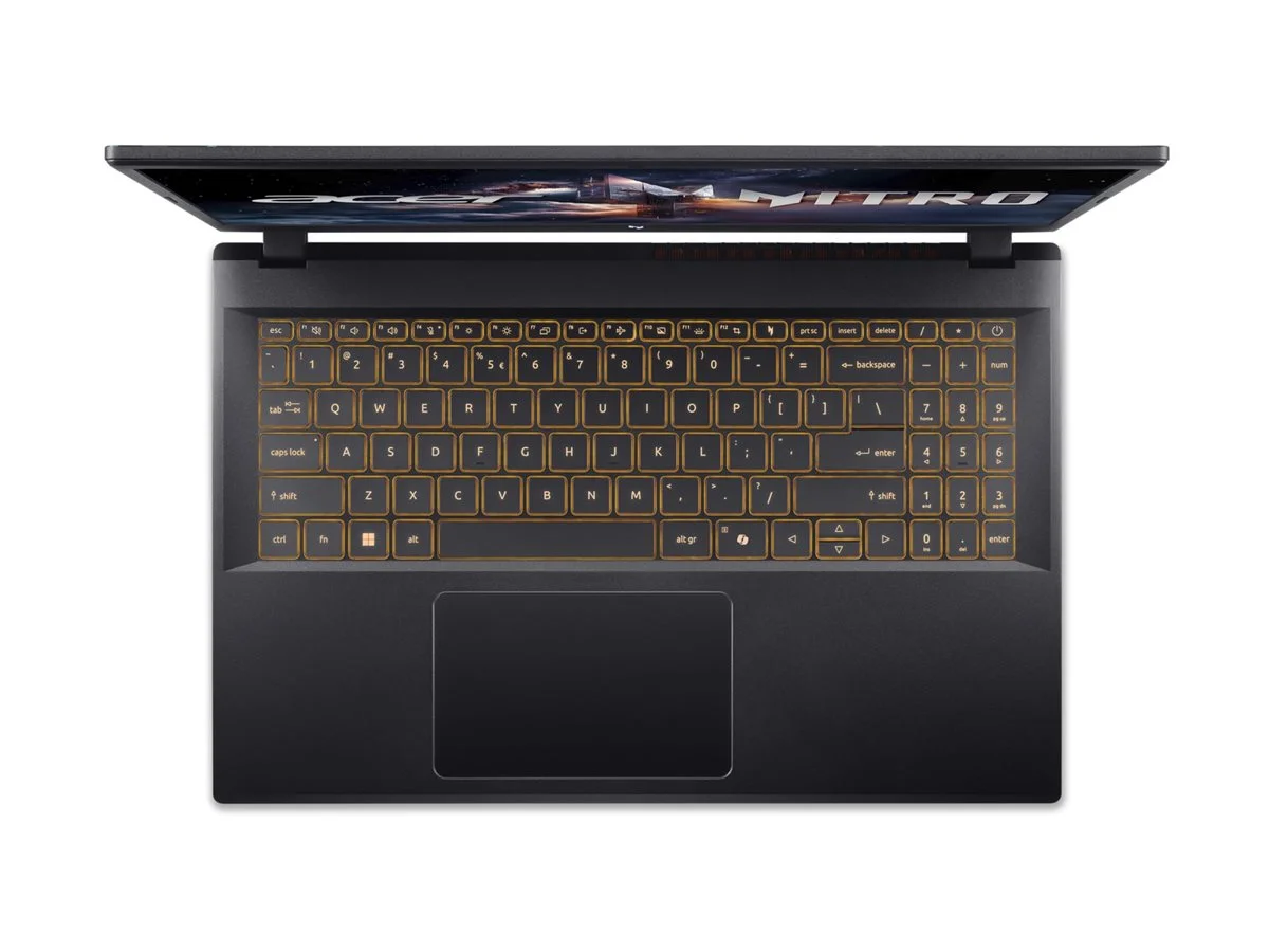 Acer   Nitro V 15 ANV15-52-592S   Obsidian Black   15.6 "   IPS   FHD   1920 x 1080 pixels   Intel Core i5   i5-13420H   16 GB   DDR4   Solid-state drive capacity 512 GB   NVIDIA GeForce RTX 5050   GDDR7   8 GB   Windows 11 Home   Bluetooth version 5.2   
