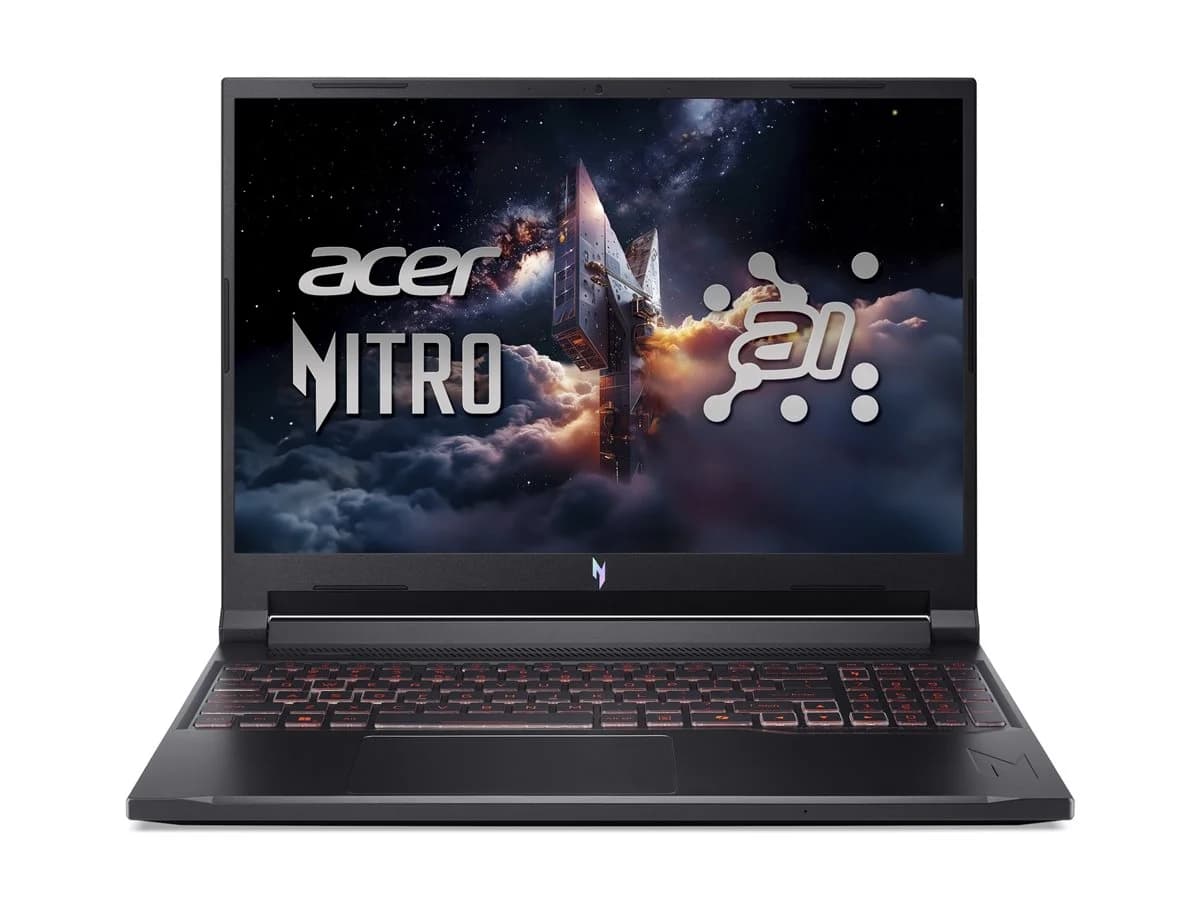 Acer   Nitro V 16 AI ANV16-42-R1PE   Shale Black   16 "   IPS   WUXGA   1920 x 1200 pixels   AMD Ryzen 5   240   16 GB   DDR5   Solid-state drive capacity 512 GB   NVIDIA GeForce RTX 5050   GDDR7   8 GB   Windows 11 Home   802.11ax   Bluetooth version 5.3