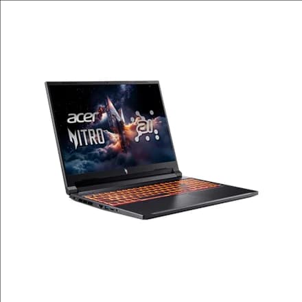 Acer   Nitro V 16 AI ANV16-42-R1HB   Shale Black   16 "   IPS   WQXGA   2560 x 1600 pixels   AMD Ryzen 7   260   16 GB   DDR5   Solid-state drive capacity 1000 GB   NVIDIA GeForce RTX 5060   GDDR7   8 GB   Windows 11 Home   802.11ax   Bluetooth version 5.