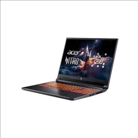 Acer   Nitro V 16 AI ANV16-42-R1HB   Shale Black   16 "   IPS   WQXGA   2560 x 1600 pixels   AMD Ryzen 7   260   16 GB   DDR5   Solid-state drive capacity 1000 GB   NVIDIA GeForce RTX 5060   GDDR7   8 GB   Windows 11 Home   802.11ax   Bluetooth version 5.