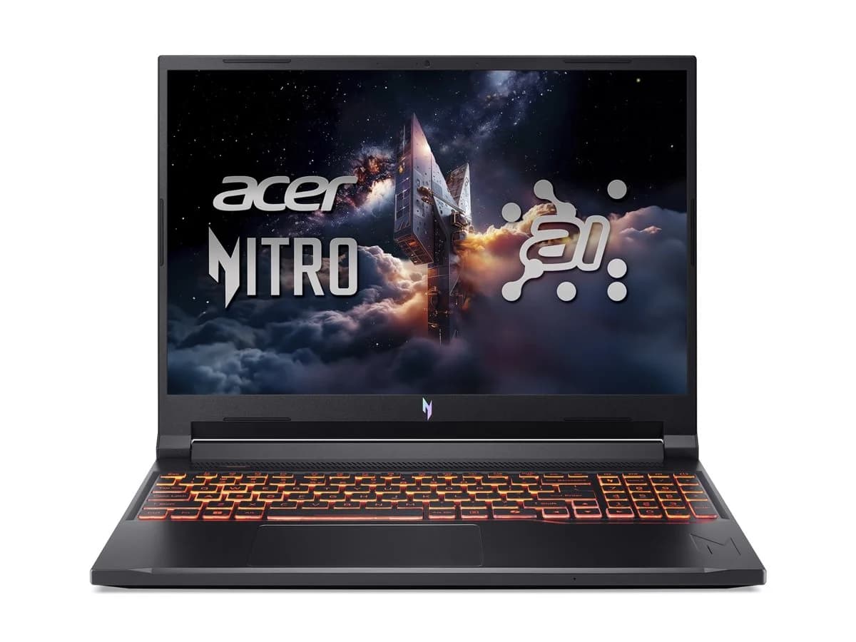 Acer   Nitro V 16 AI ANV16-42-R1HB   Shale Black   16 "   IPS   WQXGA   2560 x 1600 pixels   AMD Ryzen 7   260   16 GB   DDR5   Solid-state drive capacity 1000 GB   NVIDIA GeForce RTX 5060   GDDR7   8 GB   Windows 11 Home   802.11ax   Bluetooth version 5.