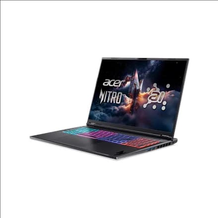 Acer   Nitro 18 AI AN18-61-R25V   Obsidian Black   18 "   IPS   WQXGA   2560 x 1600 pixels   AMD Ryzen AI 7   350   16 GB   DDR5   Solid-state drive capacity 1000 GB   NVIDIA GeForce RTX 5060   GDDR7   8 GB   Windows 11 Home   802.11ax   Bluetooth version