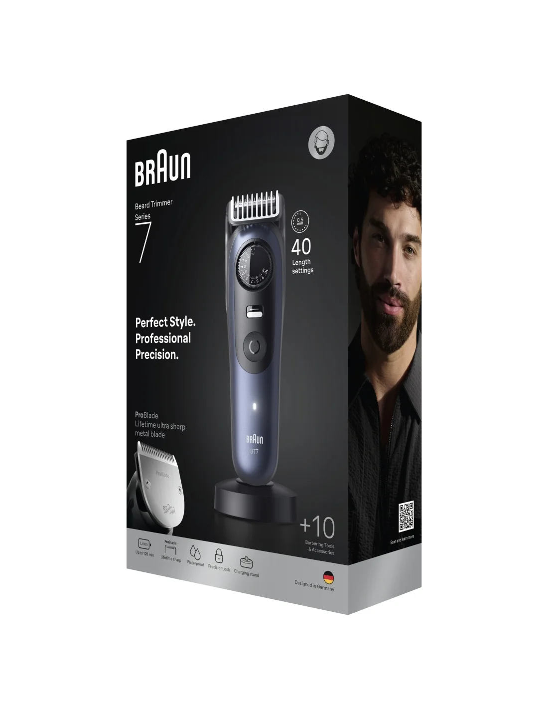 Braun Beard Trimmer   Series 7 BT7540   Cordless   Number of length steps 40 - Image 12