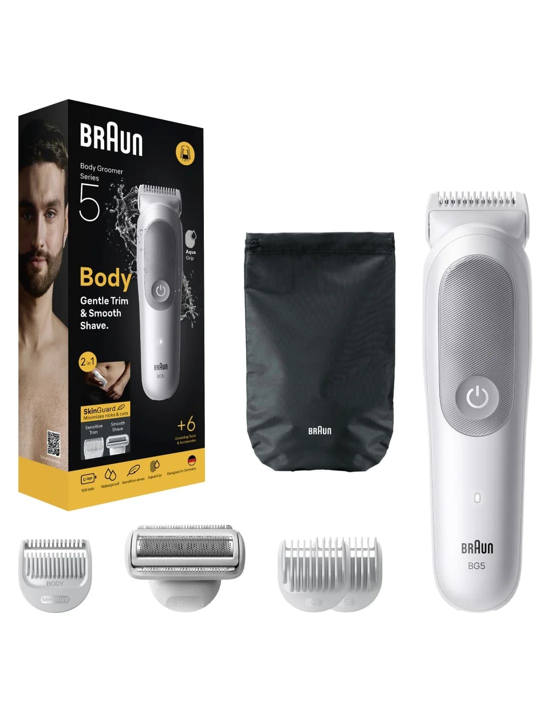 Braun Body Groomer   Series 5 BG5550   Cordless   Lght Grey - Image 4