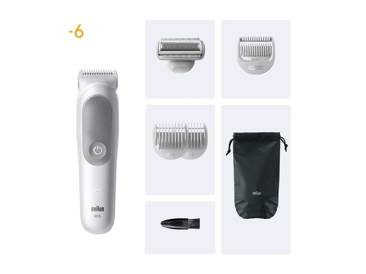Braun Body Groomer   Series 5 BG5550   Cordless   Lght Grey - Image 5