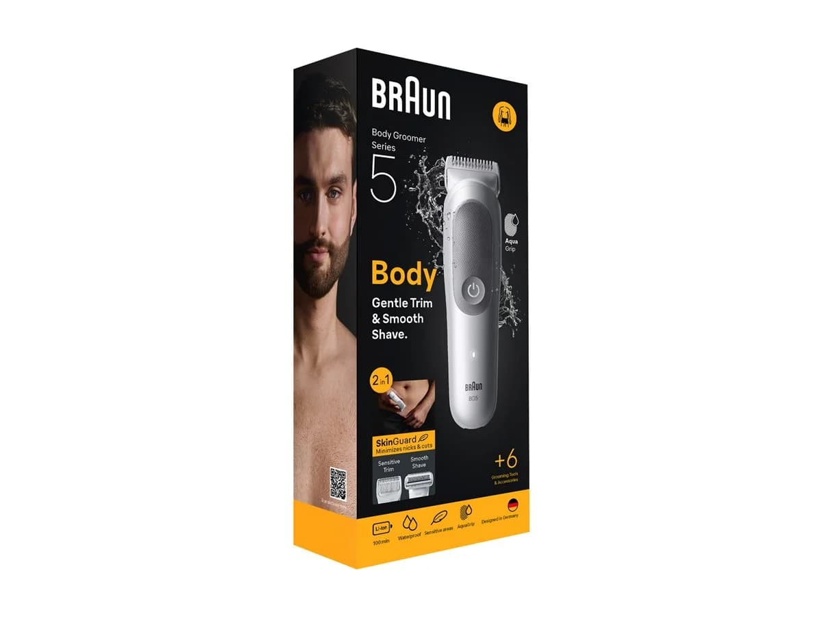 Braun Body Groomer   Series 5 BG5550   Cordless   Lght Grey - Image 7