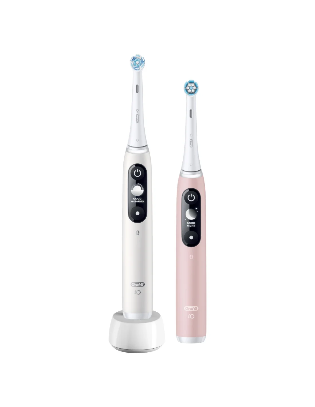 Oral-B Electric Toothbrush iO6 DuoPack Rechargeable For adults Number of brush heads included 2 Number of teeth brushing modes 5 White/Pink - Image 1