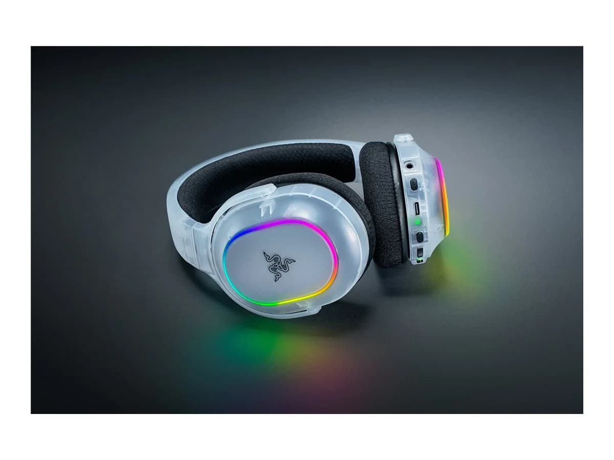Razer Multi-Platform Gaming Headset   Barracuda X Chroma   Bluetooth   Over-Ear   Microphone   Wireless   Phantom White Edition - Image 13