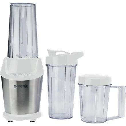 Gorenje Blender   BN1000E   Tabletop   1000 W   Jar material Tritan   Jar capacity 0.75 L   Ice crushing   White - Image 1