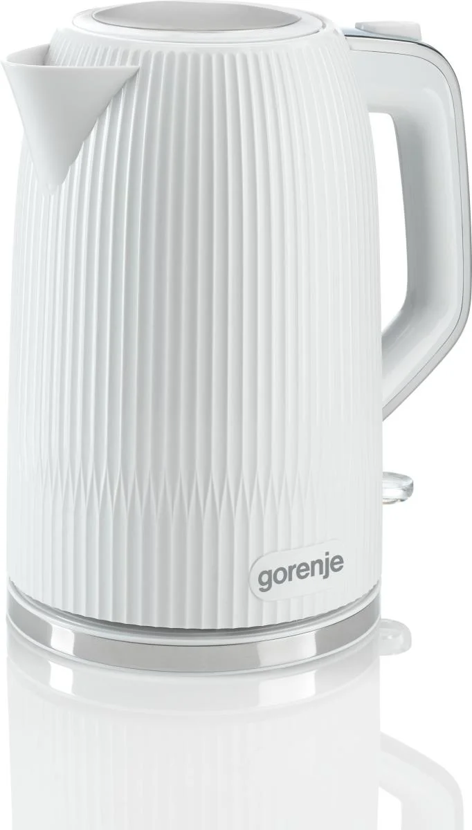 Gorenje Kettle   K17DPW   Electric   2200 W   1.7 L   Stainless steel   360° rotational base   White - Image 1