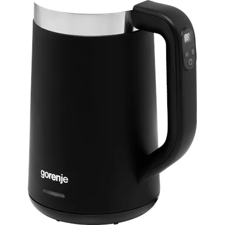 Gorenje Kettle   K17TRDW   Electric   2200 W   1.7 L   Plastic/Metal   360° rotational base   Black - Image 1