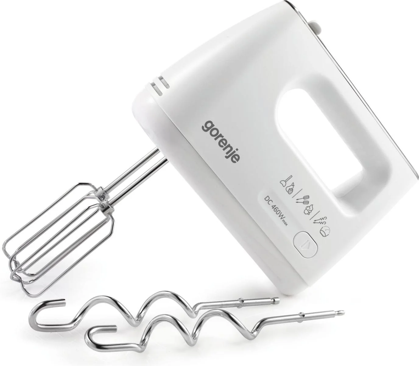 Gorenje   Hand Mixer   M460CDC   Hand Mixer   460 W   Number of speeds 5   Turbo mode   White - Image 1