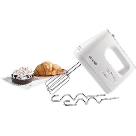 Gorenje   Hand Mixer   M460CDC   Hand Mixer   460 W   Number of speeds 5   Turbo mode   White - Image 3