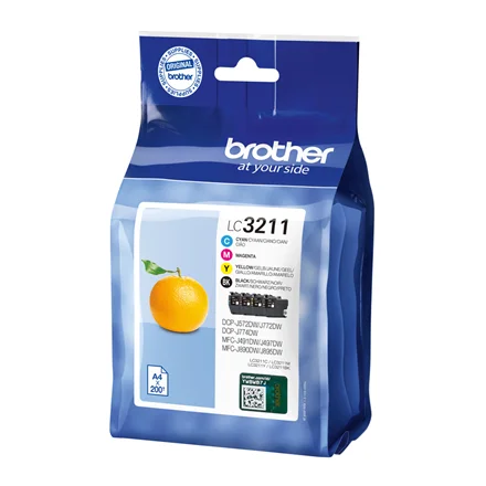 Brother Cartridge Value Pack   LC3211VAL   Ink cartridge   Black, yellow, cyan, magenta - Image 1