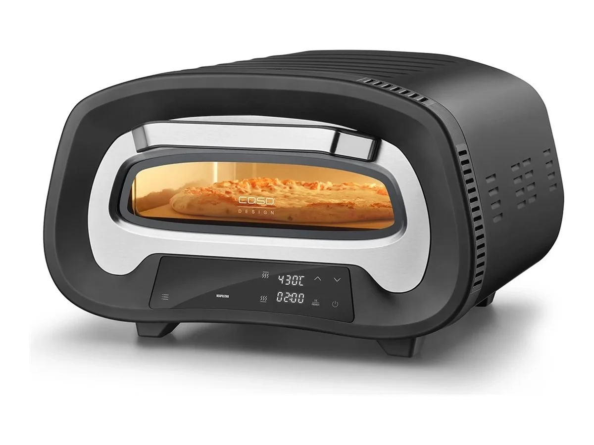 Caso Pizza Oven   PizzaChef 430°   2200 W   Black/Silver - Image 2