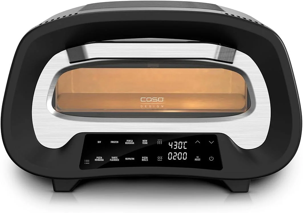 Caso Pizza Oven   PizzaChef 430°   2200 W   Black/Silver - Image 4