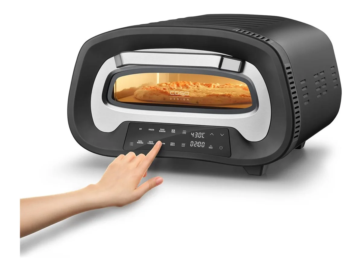Caso Pizza Oven   PizzaChef 430°   2200 W   Black/Silver - Image 7