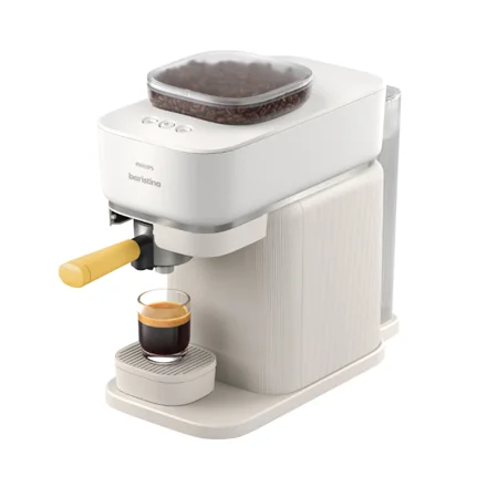 Philips Coffee maker   BAR300/03 Baristina   Pump pressure 16 bar   Semi-automatic   122.8 W   White - Image 1