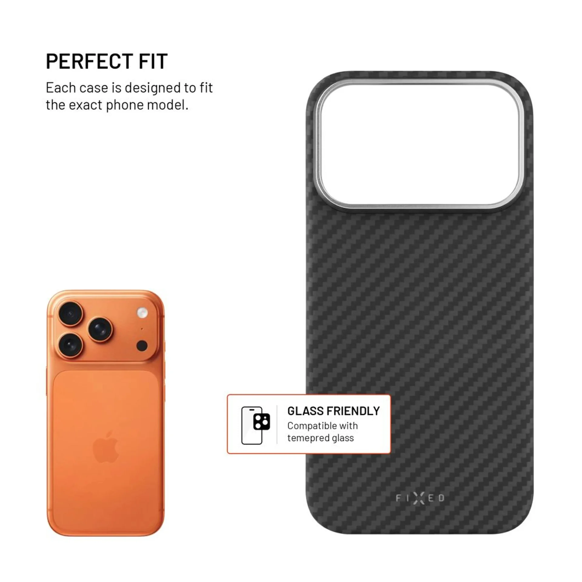 Fixed MagVelar   Back cover   Apple   iPhone 17 Pro   Aramid   Black   MagSafe Support - Image 5