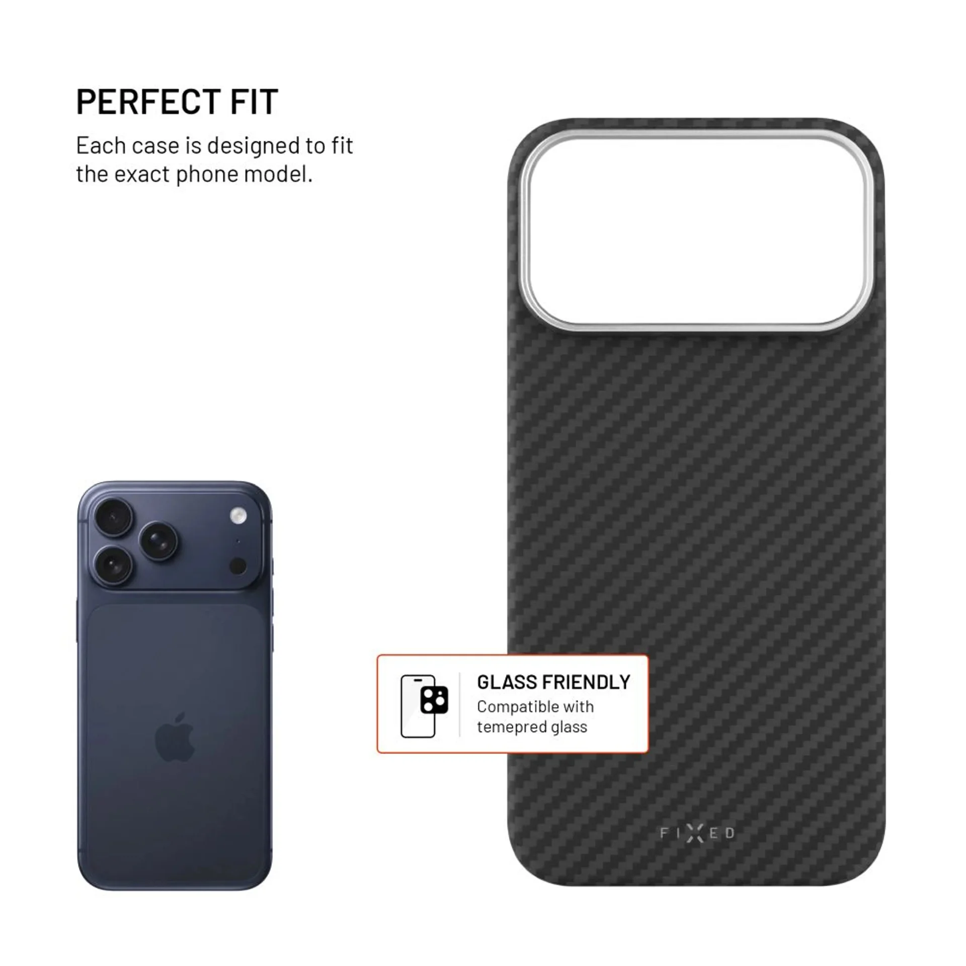 Fixed MagVelar   Back cover   Apple   iPhone 17 Pro Max   Aramid fibers   Black - Image 7