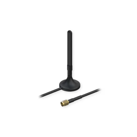 Teltonika 5G Mobile Magnetic SMA Antenna   PR1KS536   Gain 3.6 dB   617-960/1400-2690/3300-5900 GHz   Antenna connector type SMA Male - Image 1