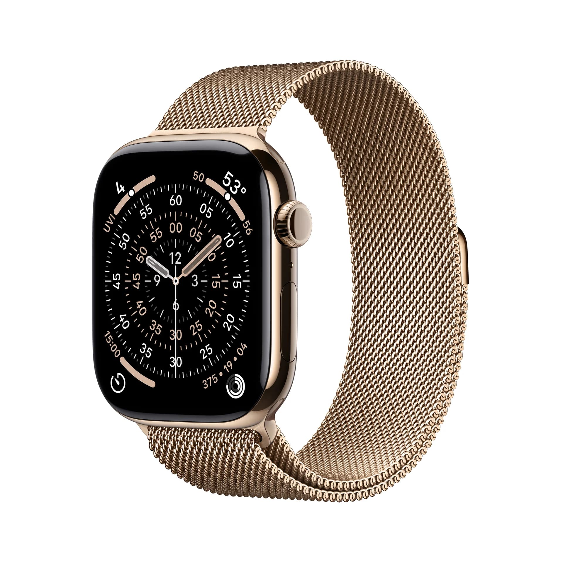 Apple Watch Series 11 Smart watch GPS (satellite) LTPO OLED Always-On Retina display Waterproof Gold Titanium - Image 2