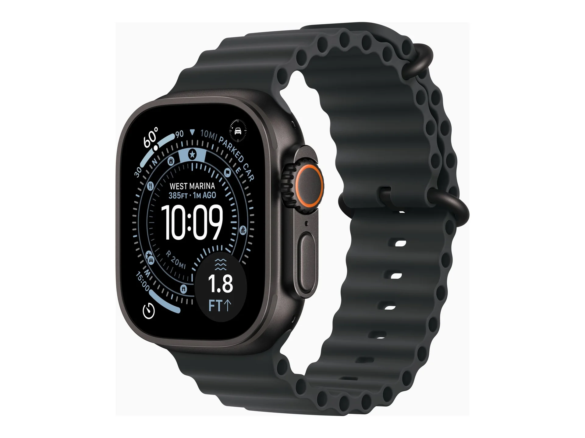 Apple Watch Ultra 3   Smart watch   GPS (satellite)   LTPO OLED Always-On Retina display   Black Titanium - Image 1