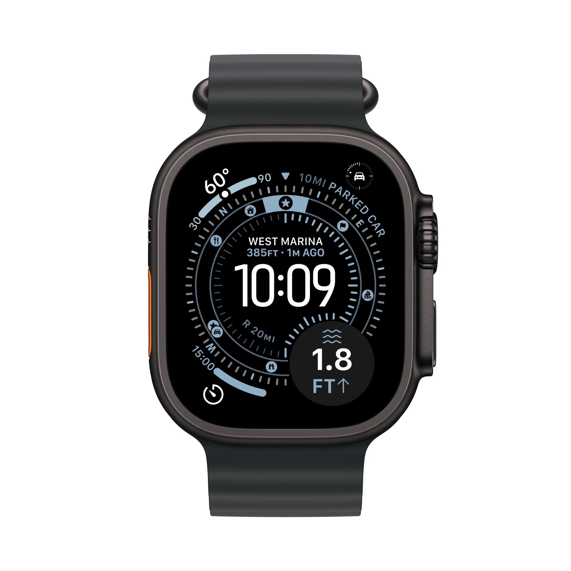 Apple Watch Ultra 3   Smart watch   GPS (satellite)   LTPO OLED Always-On Retina display   Black Titanium - Image 2