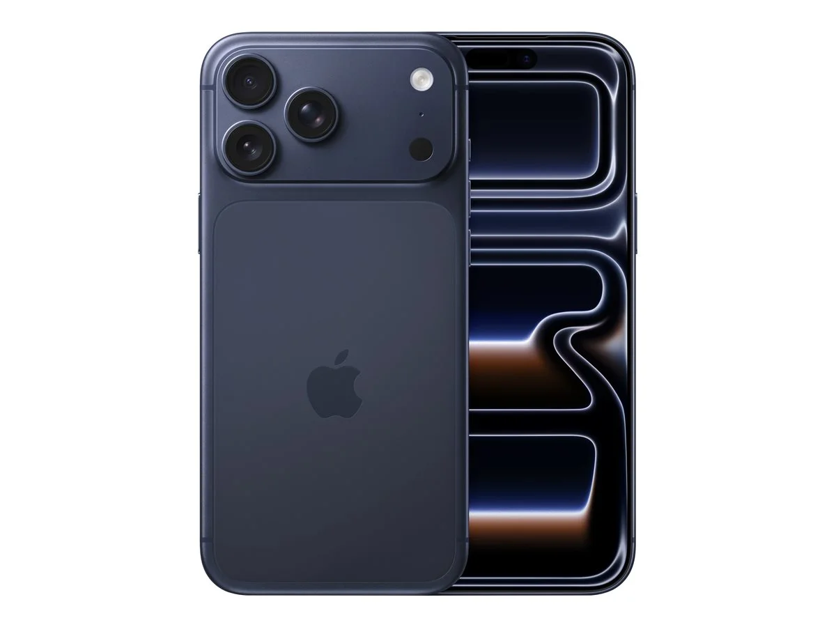 Apple iPhone 17 Pro Max Dark Blue 6.9 " Super Retina XDR display 2868 x 1320 pixels A19 Pro Internal RAM 12 GB 256 GB Dual SIM 5G Main camera resolution 48+48+48 MP Secondary camera resolution 18 MP iOS 26