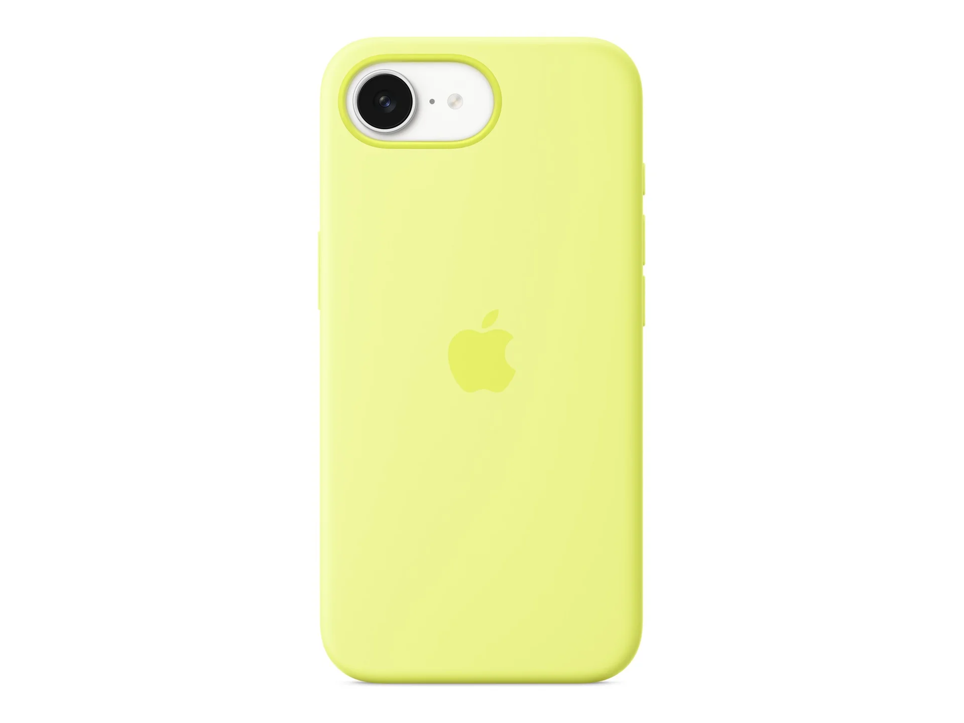 Apple iPhone 16e Silicone Case – Neon Yellow   Apple - Image 1