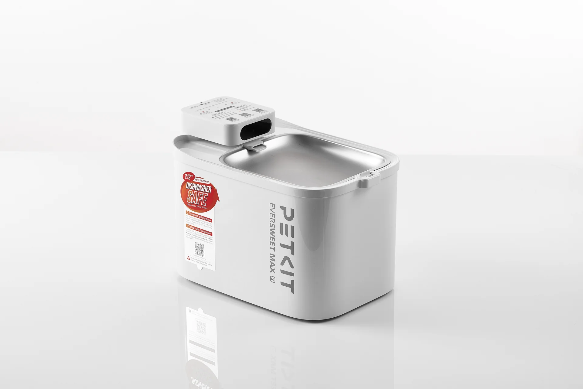 PETKIT Drinking Fountain   Eversweet Max 2   Capacity 3 L   Material BPA Free   White - Image 9