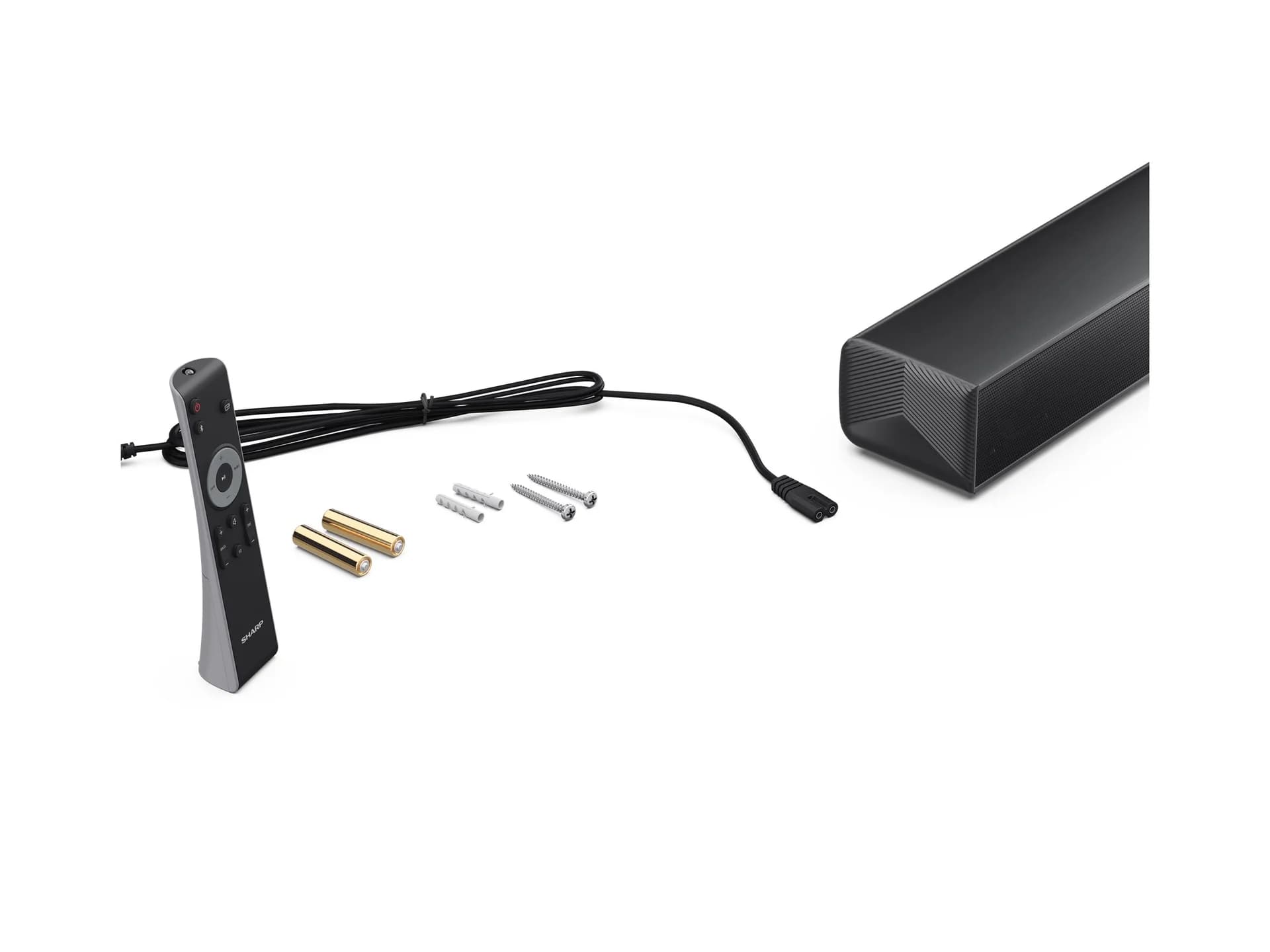Sharp Compact 2.0 Soundbar   HT-SB121   120 W   Bluetooth   Black   Wireless connection - Image 6