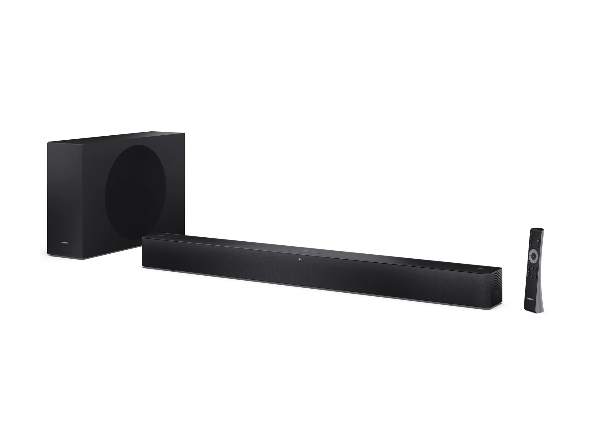 Sharp 2.1 Dolby Atmos/DTS Virtual:X Soundbar with Slim Wireless Subwoofer   HT-SBW310   330 W   Bluetooth   Black   Wireless connection - Image 2