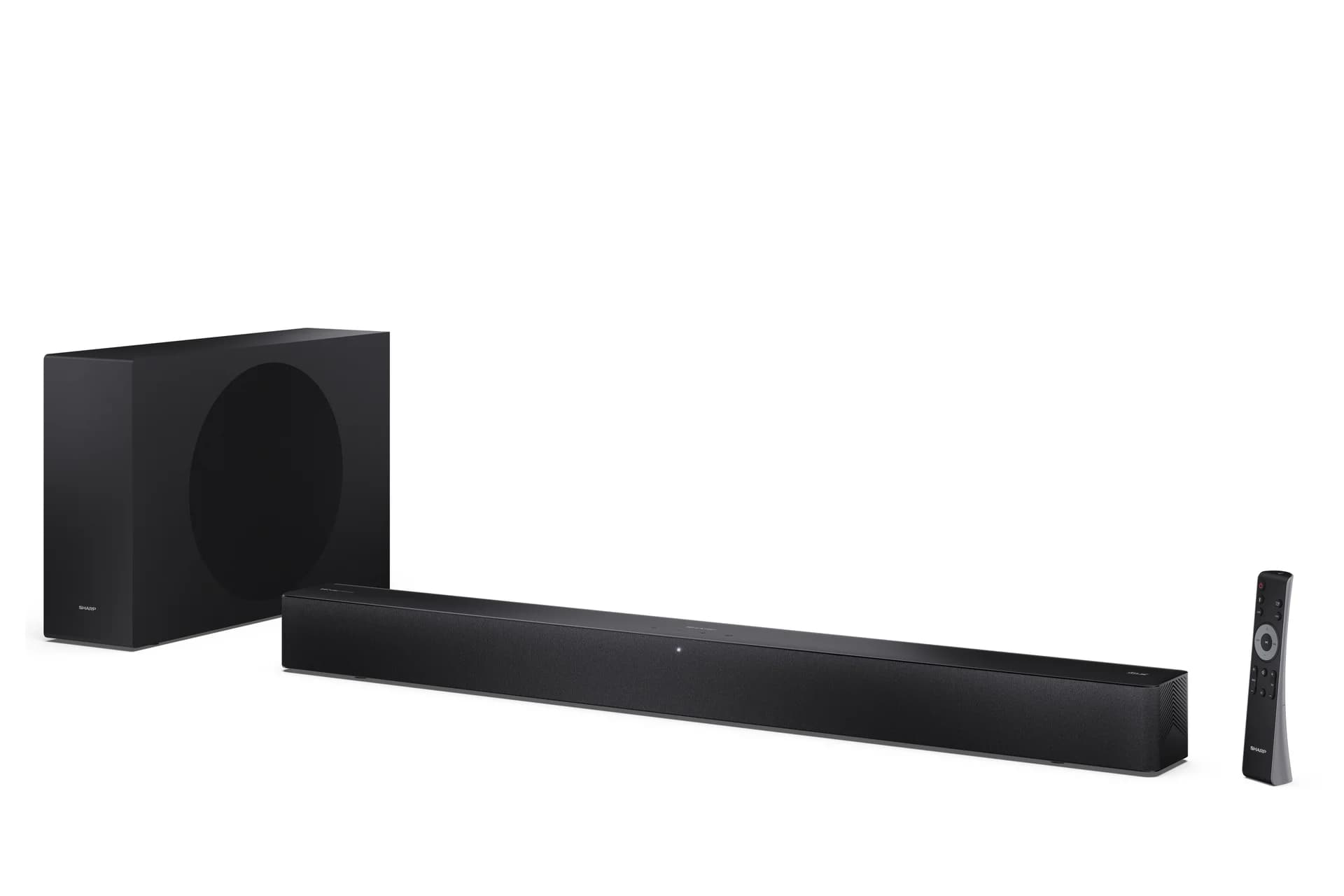 Sharp 2.1 Dolby Atmos/DTS Virtual:X Soundbar with Slim Wireless Subwoofer   HT-SBW310   330 W   Bluetooth   Black   Wireless connection - Image 5