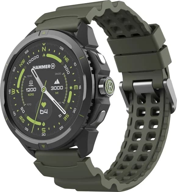 Hammer Watch 2   Smart watch   AMOLED   1.5”   Military Edition - Image 1