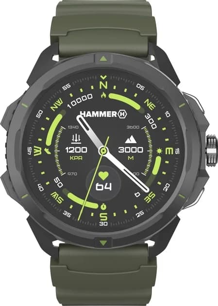 Hammer Watch 2   Smart watch   AMOLED   1.5”   Military Edition - Image 2