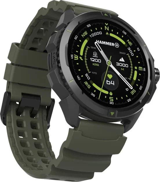 Hammer Watch 2   Smart watch   AMOLED   1.5”   Military Edition - Image 4